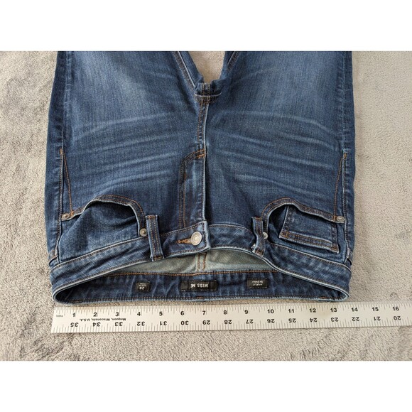 Miss Me Women’s 28 Ankle Skinny Jeans Blue Denim Mid Rise Stretch - Picture 10 of 13